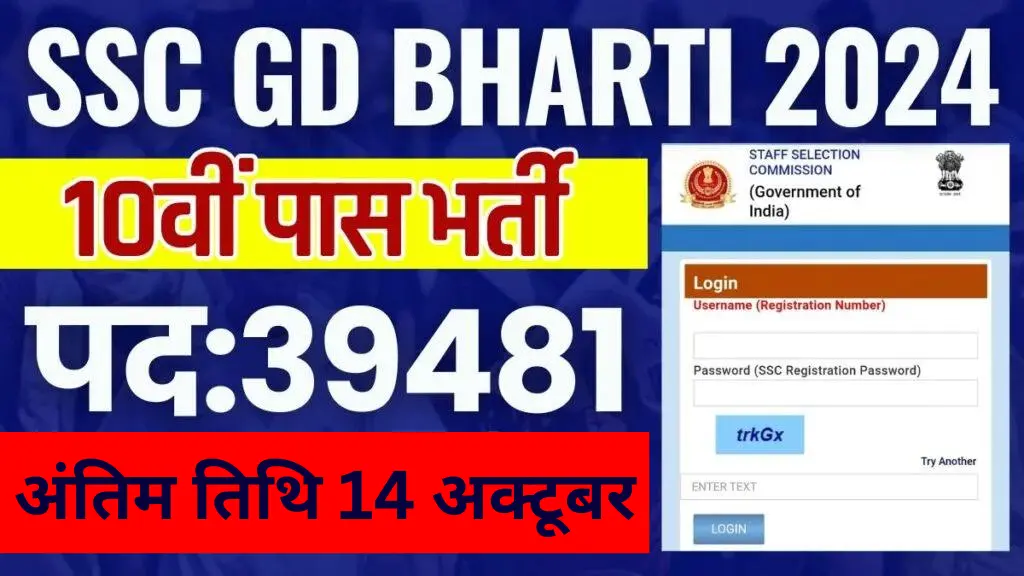 SSC GD Constable Recruitment 2024