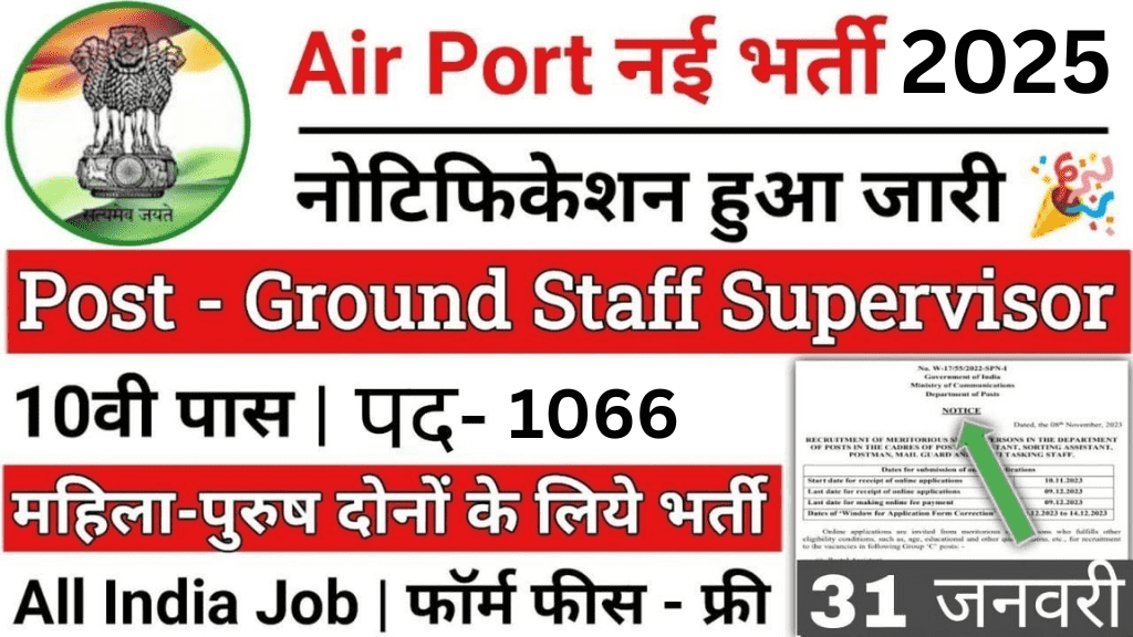 Airport Group Staff Vacancy