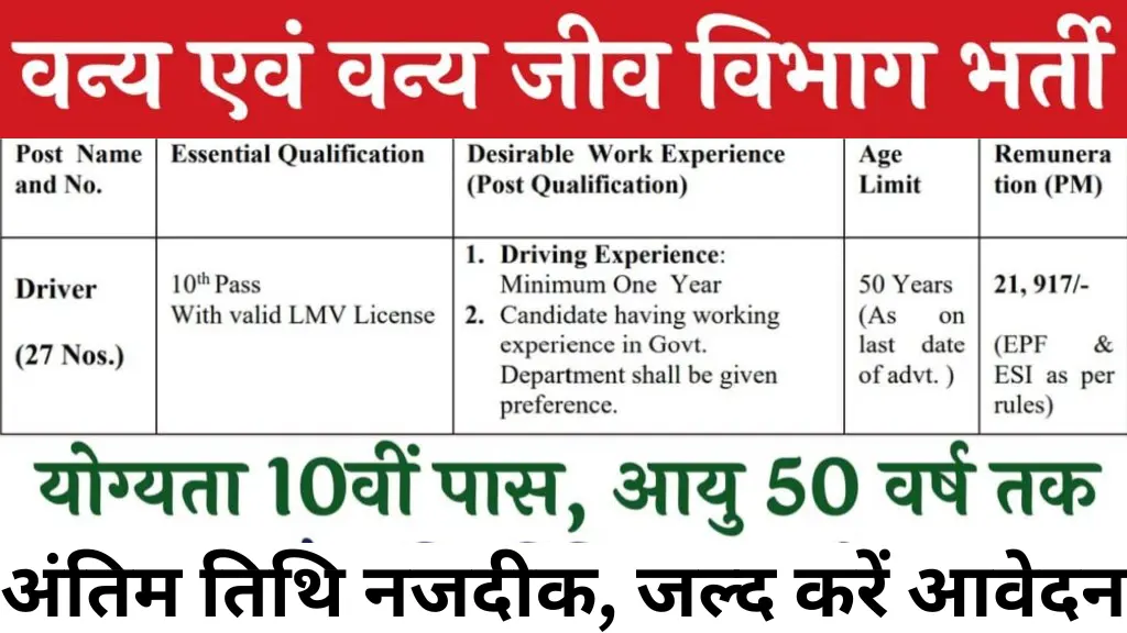 ICSIL Driver Vacancy